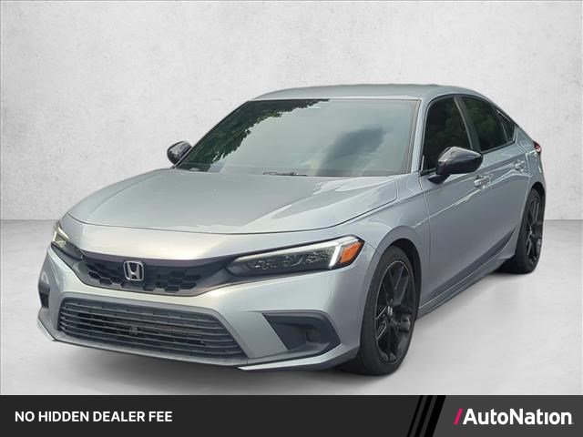 Lunar Silver Metallic 2024 Honda Civic Hatchback Hatchback Front-Wheel Drive Automatic