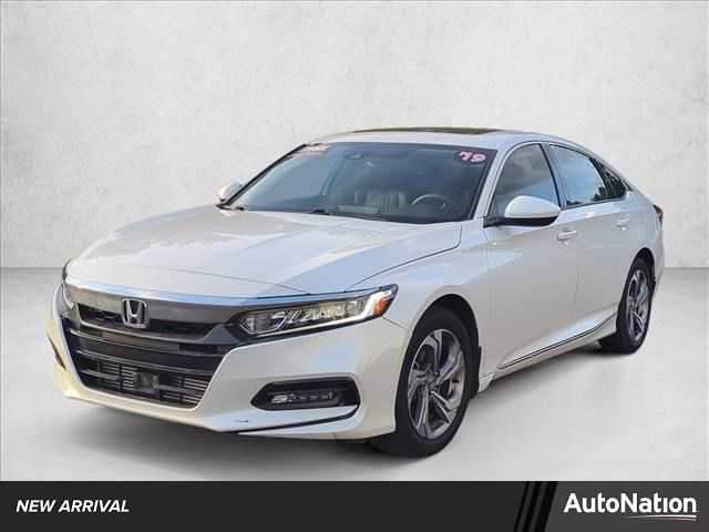Platinum White Pearl 2019 Honda Accord 1.5T EX FWD Sedan Front-Wheel Drive Automatic