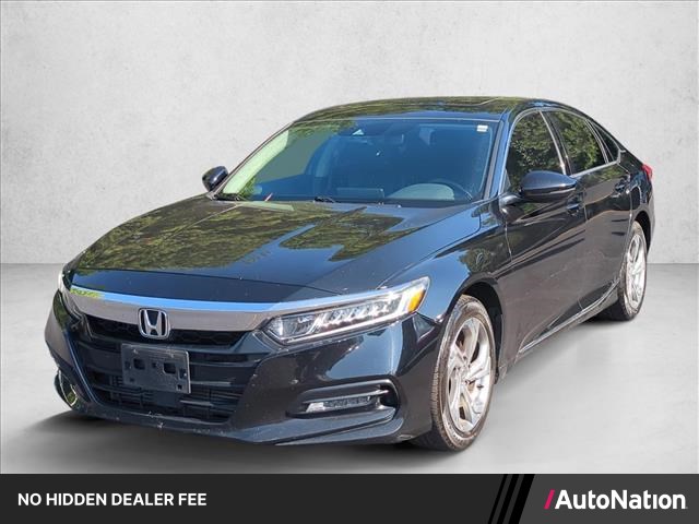 Crystal Black Pearl 2018 Honda Accord Sedan Front-Wheel Drive Automatic
