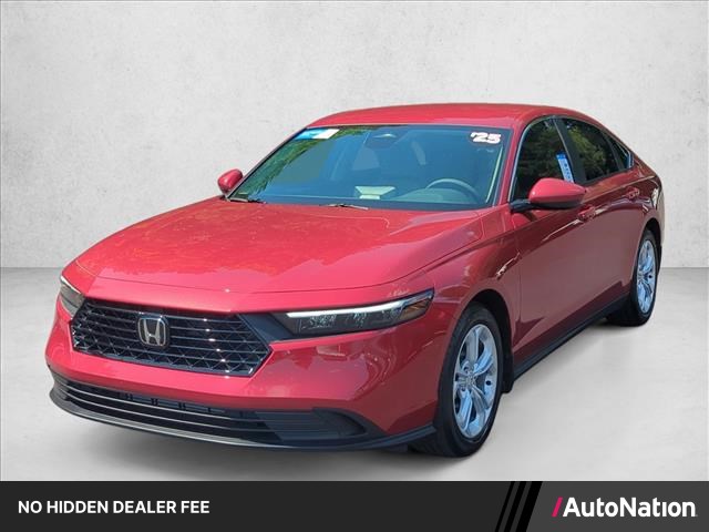 Radiant Red Metallic 2025 Honda Accord Sedan Front-Wheel Drive Continuously Variable Transmission