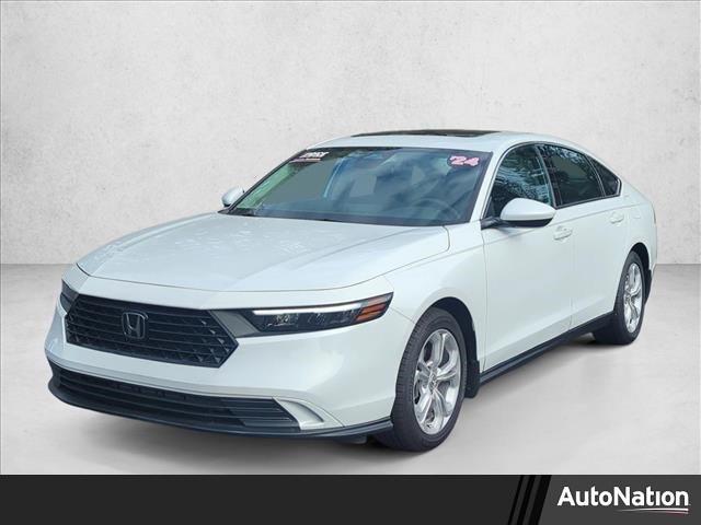 White 2024 Honda Accord EX FWD Sedan Front-Wheel Drive Automatic