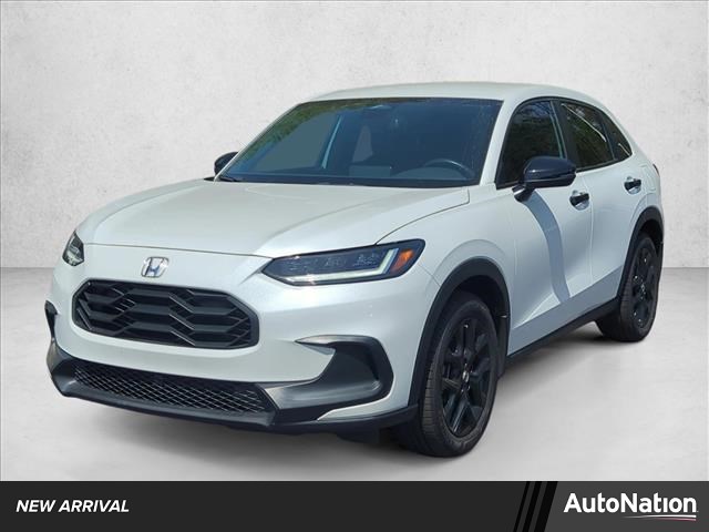Platinum White Pearl 2023 Honda HR-V Sport FWD SUV / Crossover Front-Wheel Drive Automatic
