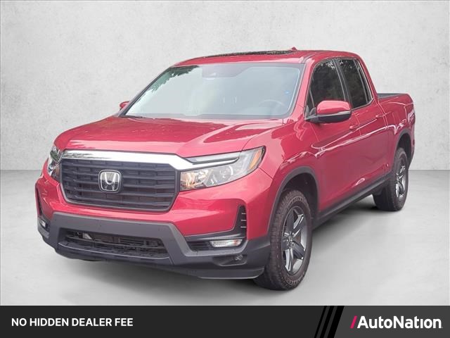 Radiant Red Metallic Ii 2023 Honda Ridgeline Pickup Truck All-Wheel Drive Automatic