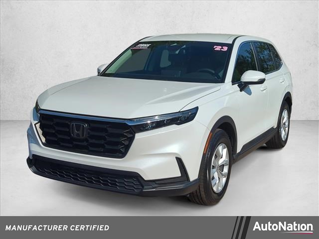 Platinum White Pearl 2023 Honda CR-V LX FWD SUV / Crossover Front-Wheel Drive Continuously Variable Transmission