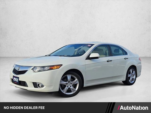 White 2011 Acura TSX Sedan 5-Speed Automatic