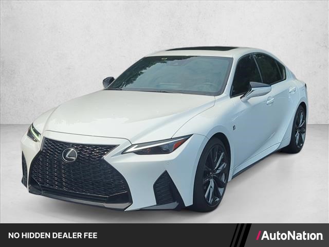Ultra White 2024 Lexus IS Sedan Rear-Wheel Drive Automatic