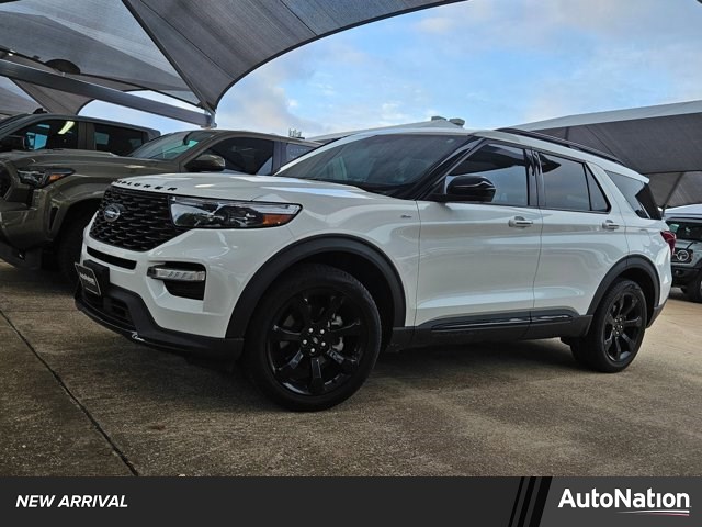 Star White Metallic Tri-Coat 2023 Ford Explorer ST-Line AWD SUV / Crossover All-Wheel Drive Automatic