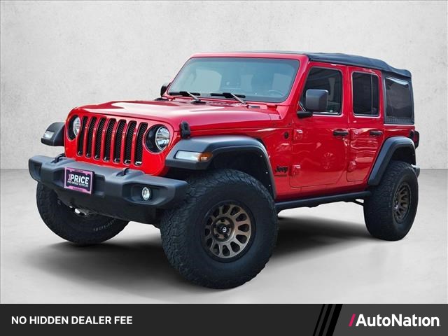 Firecracker Red Clearcoat 2022 Jeep Wrangler SUV / Crossover Four-Wheel Drive 8-Speed Automatic