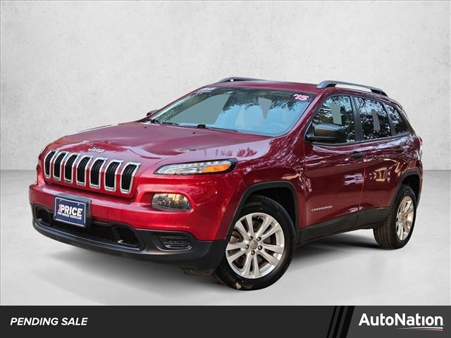 Deep Cherry Red Crystal Pearlcoat 2015 Jeep Cherokee Sport FWD SUV / Crossover Front-Wheel Drive 9-Speed Automatic