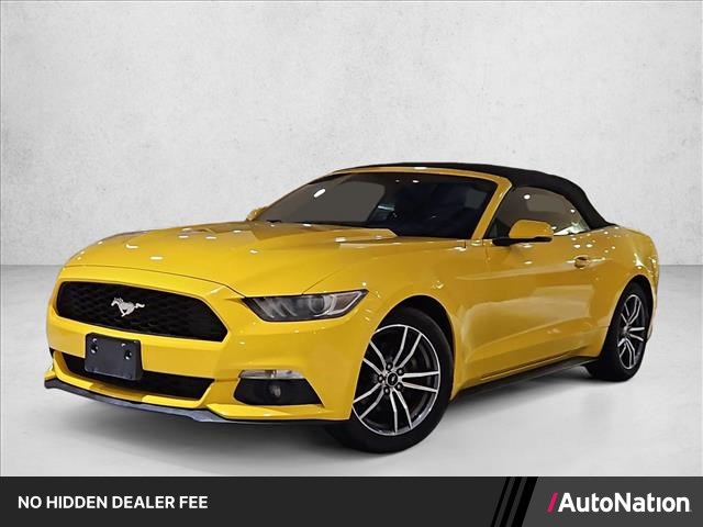 Triple Yellow Tri-Coat 2016 Ford Mustang Convertible Rear-Wheel Drive 6-Speed Automatic