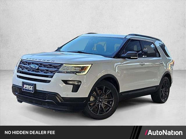 Oxford White 2019 Ford Explorer SUV / Crossover Front-Wheel Drive 6-Speed Automatic