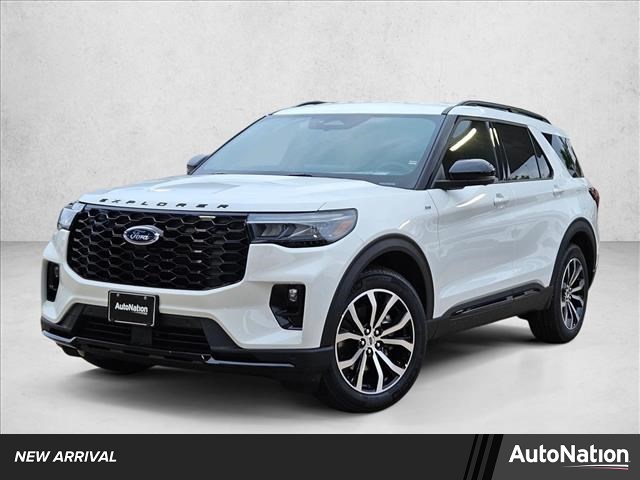 Star White Metallic Tri-Coat 2026 Ford Explorer ST-Line RWD SUV / Crossover Rear-Wheel Drive Automatic