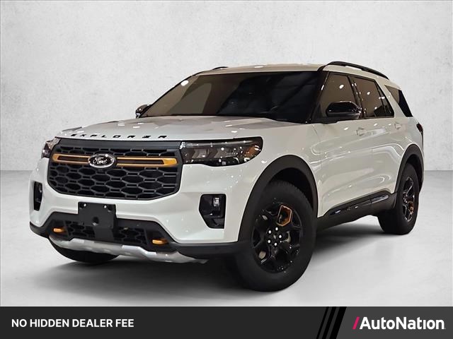 Star White Metallic Tri-Coat 2026 Ford Explorer SUV / Crossover All-Wheel Drive Automatic