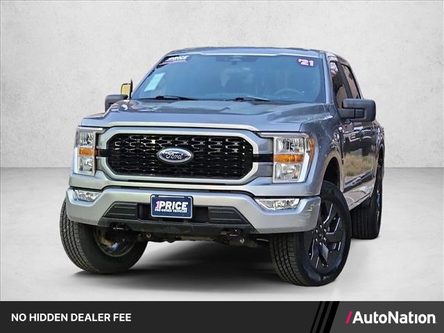Iconic Silver Metallic 2021 Ford F-150 Pickup Truck Four-Wheel Drive Automatic