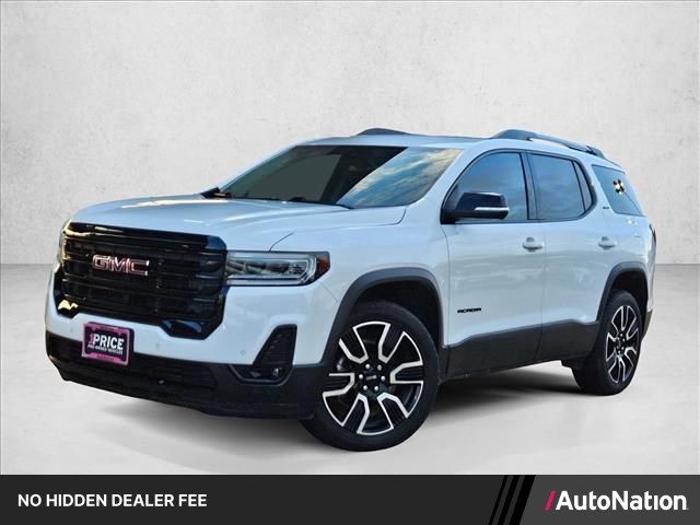 Summit White 2021 GMC Acadia SUV / Crossover Front-Wheel Drive 9-Speed Automatic