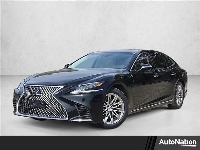 Black (Obsidian) 2018 Lexus LS 500 RWD Sedan Rear-Wheel Drive Automatic