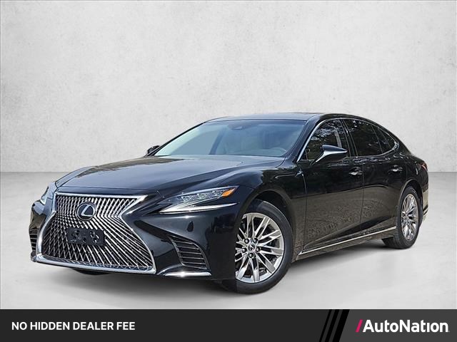 Black (Obsidian) 2018 Lexus LS 500 RWD Sedan Rear-Wheel Drive Automatic