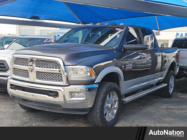 Gray (Granite Crystal Metallic Clearcoat) 2015 RAM 2500 Laramie Crew Cab 4WD Pickup Truck Four-Wheel Drive 6-Speed Automatic