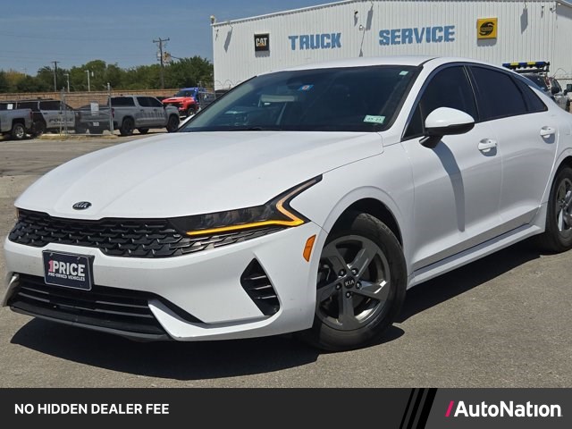 Glacial White Pearl 2021 Kia K5 Sedan Front-Wheel Drive Automatic