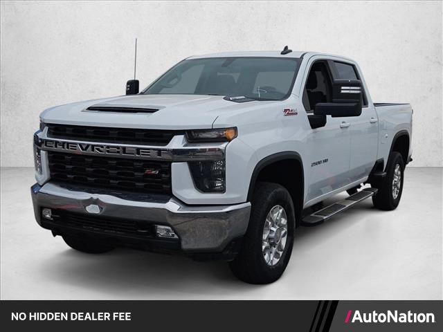 Summit White 2023 Chevrolet Silverado 2500HD LT Crew Cab 4WD Pickup Truck Four-Wheel Drive Automatic