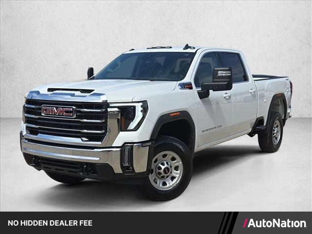 Summit White 2025 GMC Sierra 2500HD Pickup Truck Four-Wheel Drive Automatic
