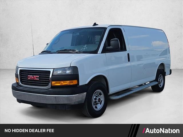 Summit White 2025 GMC Savana Cargo Van Rear-Wheel Drive 8-Speed Automatic