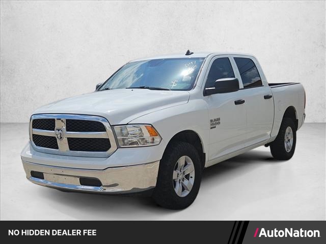 Bright White Clearcoat 2023 RAM 1500 Classic SLT Crew Cab 4WD Pickup Truck Four-Wheel Drive 8-Speed Automatic