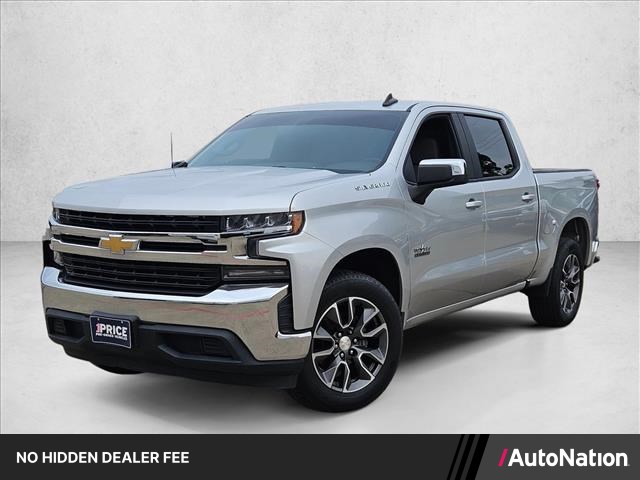 Silver Ice Metallic 2019 Chevrolet Silverado 1500 LT Crew Cab RWD Pickup Truck 4X2 8-Speed Automatic
