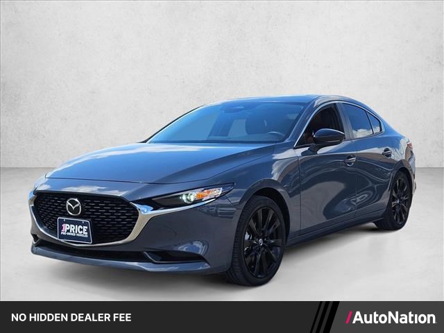 Polymetal Gray Metallic 2025 Mazda MAZDA3 2.5 S Carbon Edition Sedan AWD Sedan All-Wheel Drive Automatic