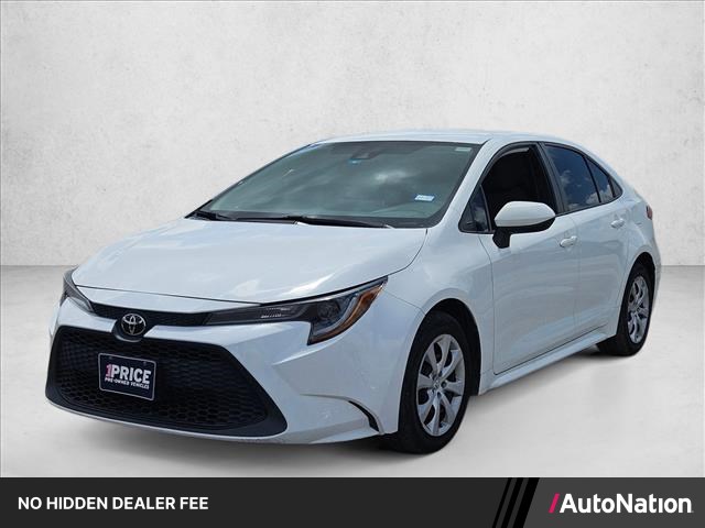 Super White 2021 Toyota Corolla LE FWD Sedan Front-Wheel Drive Automatic