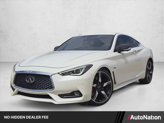 Majestic White 2019 INFINITI Q60 Coupe All-Wheel Drive Automatic