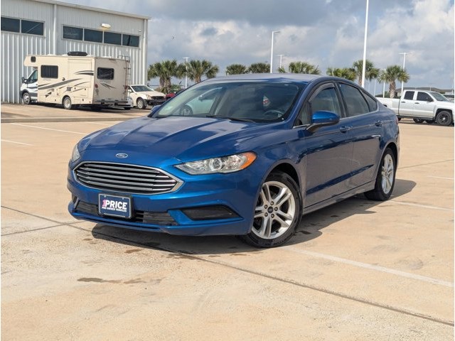 Lightning Blue 2018 Ford Fusion SE Sedan Front-Wheel Drive 6-Speed Automatic