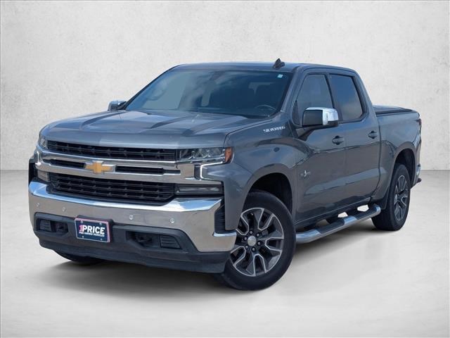 Gray (Satin Steel Metallic) 2021 Chevrolet Silverado 1500 LT Crew Cab RWD Pickup Truck 4X2 8-Speed Automatic