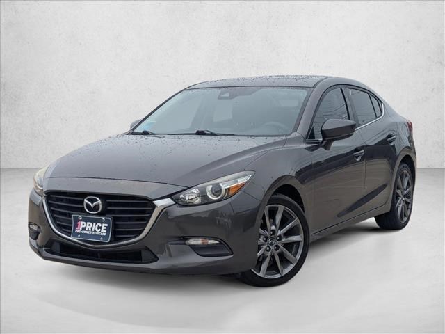 Machine Gray Metallic 2018 Mazda MAZDA3 Touring Sedan Front-Wheel Drive Automatic
