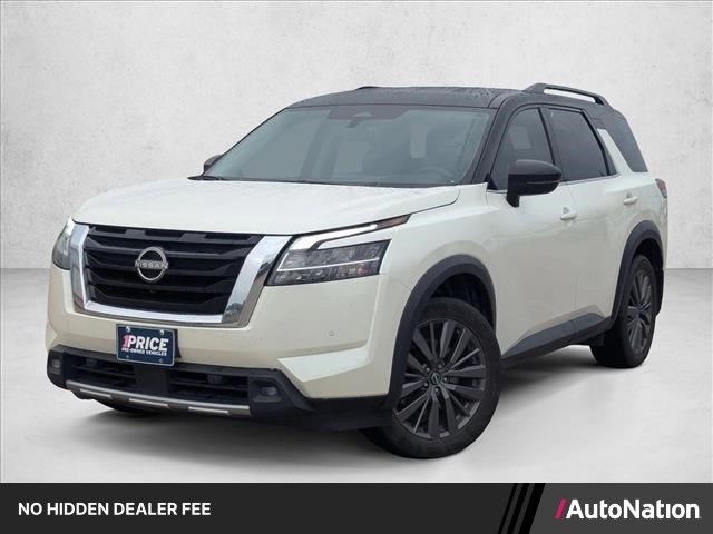 Pearl White Tricoat/Super Black 2022 Nissan Pathfinder SL FWD SUV / Crossover Front-Wheel Drive Automatic