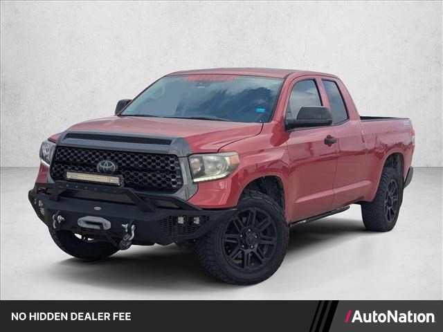 Barcelona Red Metallic 2019 Toyota Tundra SR Double Cab 4.6L Pickup Truck 4X2 Automatic