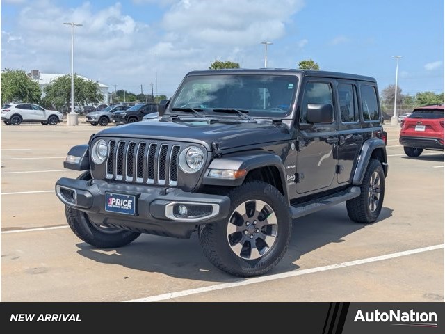 Gray (Granite Crystal Metallic Clearcoat) 2018 Jeep Wrangler Unlimited Sahara 4WD SUV / Crossover Four-Wheel Drive 8-Speed Automatic