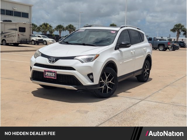Super White 2016 Toyota RAV4 SE SUV / Crossover Front-Wheel Drive Automatic