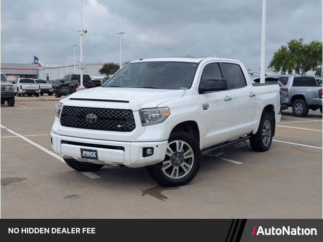 Super White 2019 Toyota Tundra Pickup Truck Four-Wheel Drive Automatic