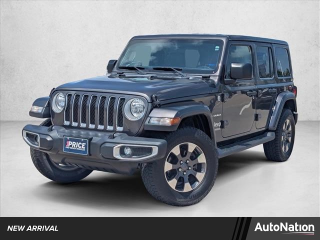 Gray (Granite Crystal Metallic Clearcoat) 2018 Jeep Wrangler Unlimited Sahara 4WD SUV / Crossover Four-Wheel Drive 8-Speed Automatic