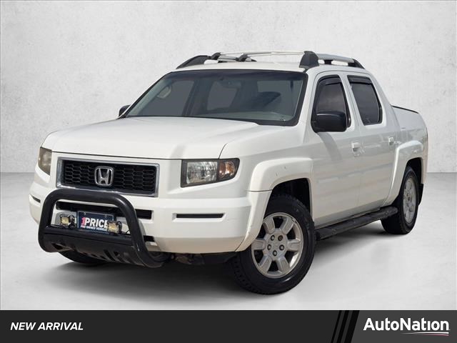 Taffeta White 2008 Honda Ridgeline RTX Pickup Truck Four-Wheel Drive 5-Speed Automatic