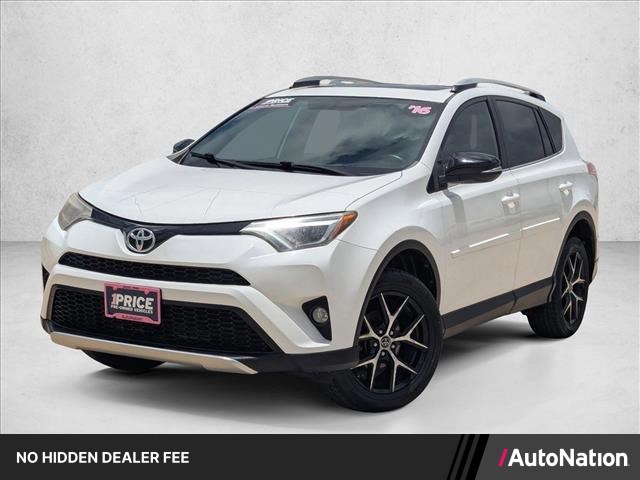 Super White 2016 Toyota RAV4 SE SUV / Crossover Front-Wheel Drive Automatic