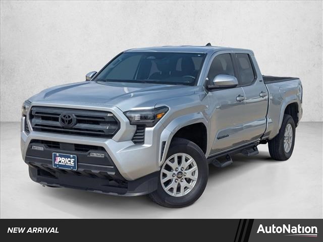 Celestial Silver Metallic 2025 Toyota Tacoma SR5 Double Cab 4WD Pickup Truck Four-Wheel Drive Automatic