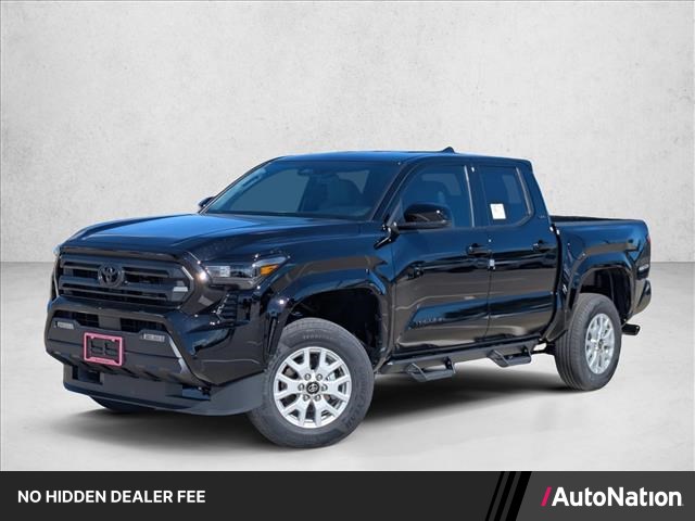 Black 2025 Toyota Tacoma Pickup Truck Four-Wheel Drive Automatic