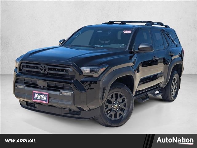 Black 2025 Toyota 4Runner SR5 4WD SUV / Crossover Four-Wheel Drive Automatic