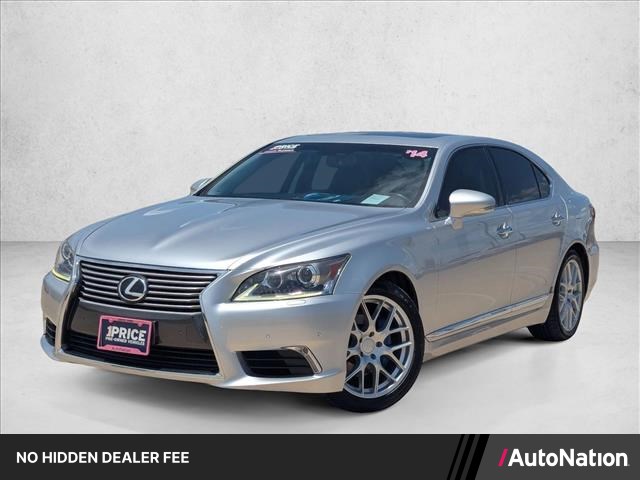 Gray (Liquid Platinum) 2014 Lexus LS Sedan Rear-Wheel Drive Automatic