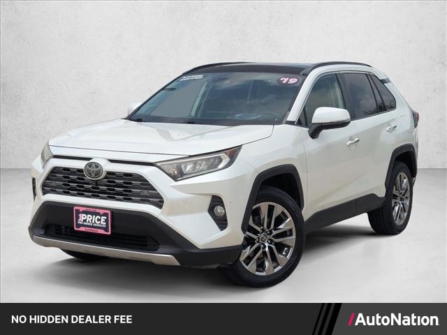 White (Blizzard Pearl) 2019 Toyota RAV4 Limited FWD SUV / Crossover Front-Wheel Drive Automatic
