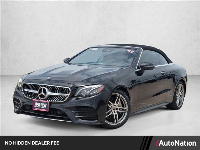 Black 2019 Mercedes-Benz E-Class E 450 Cabriolet RWD Convertible Rear-Wheel Drive Automatic