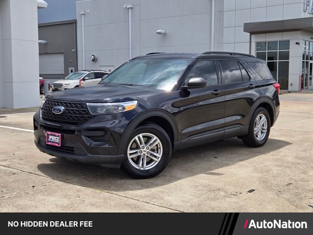 Agate Black Metallic 2022 Ford Explorer SUV / Crossover Rear-Wheel Drive Automatic