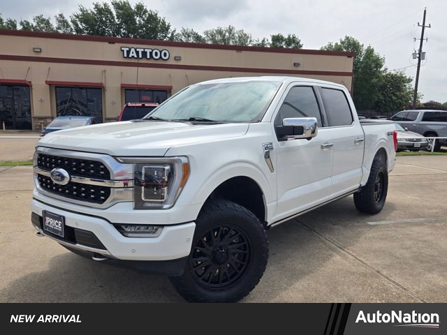 Star White Metallic Tri-Coat 2023 Ford F-150 Platinum SuperCrew 4WD Pickup Truck Four-Wheel Drive Automatic